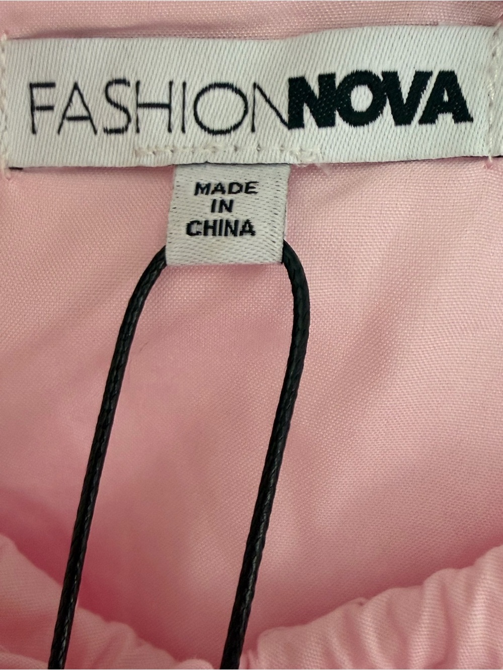 Fashion Nova Oh Darling Poplin Midi Dress Pink Corset Lace Up NWT M - Picture 9 of 15